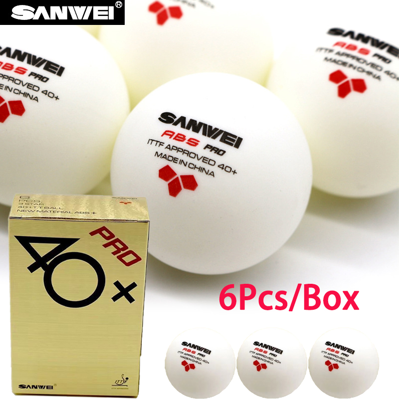 Donic Table Tennis Ball - SANWEI ABS PRO 3-Star 40+ Table