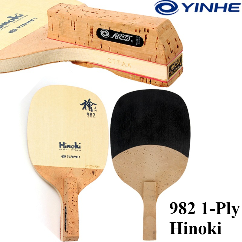YINHE 982 1-Ply Solid Hinoki T - огляд і ціна Table Tennis In Japanese