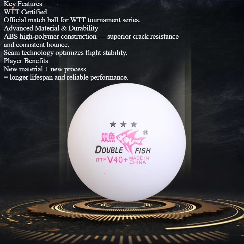 1/2/3BOX  DOUBLE FISH 3 Stars  - огляд і ціна Donic Table Tennis Ball