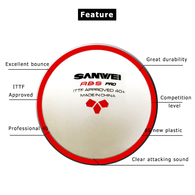 SANWEI ABS PRO 3-Star 40+ Tabl - огляд і ціна Donic Table Tennis Ball