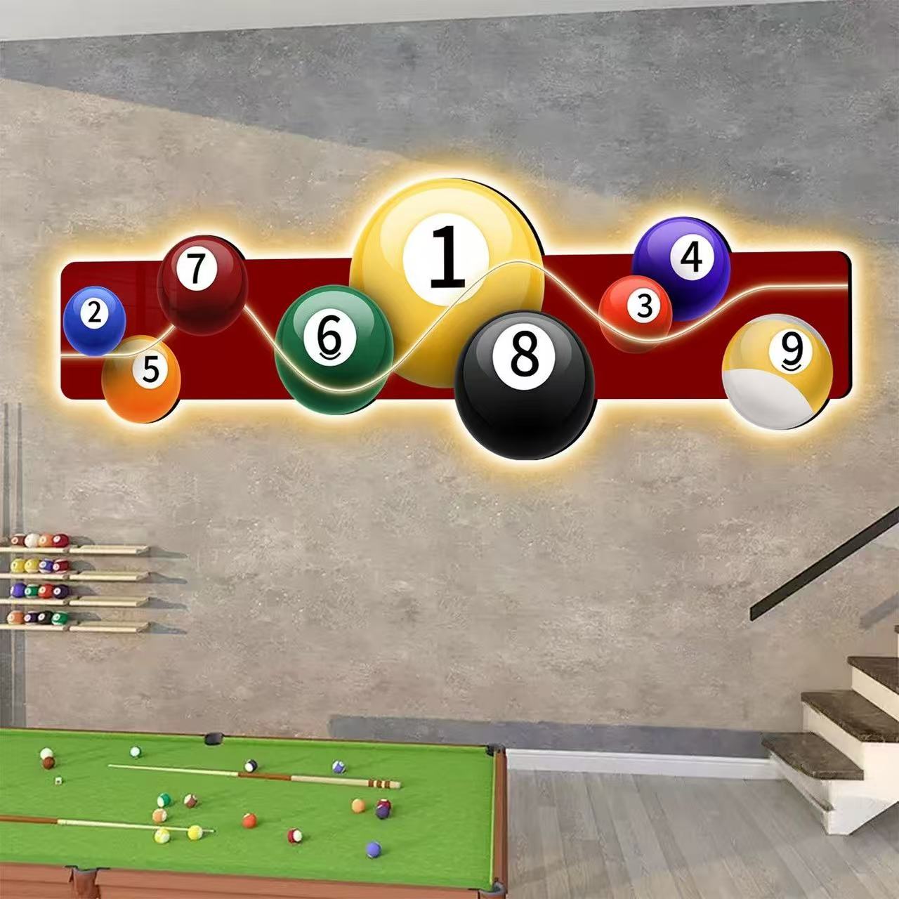 Billiards Hall Decoration Pain - огляд і ціна Table Tennis No 1