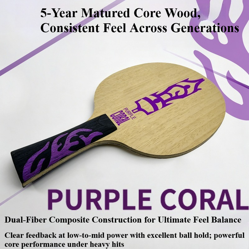 Meteor Purple Coral Table Tenn - огляд і ціна Table Tennis Paddle