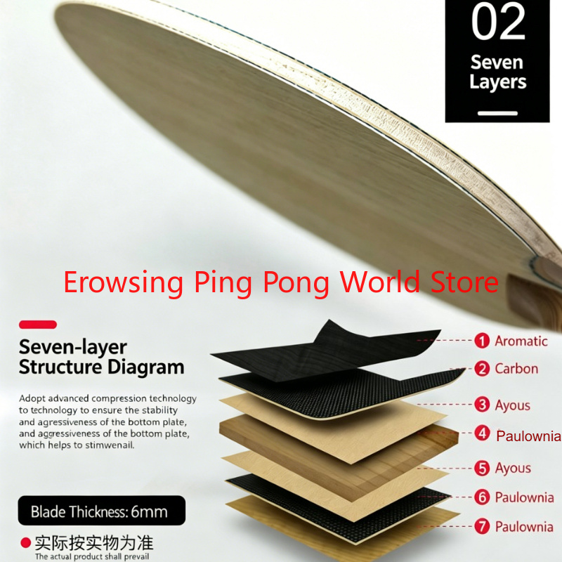 Shenlong Wood ALC Carbon Table - огляд і ціна Table Tennis In Japanese