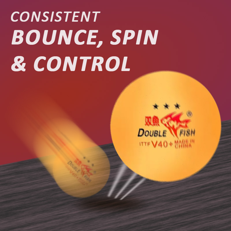 DOUBLE FISH Table Tennis Balls - огляд і ціна Donic Table Tennis Ball