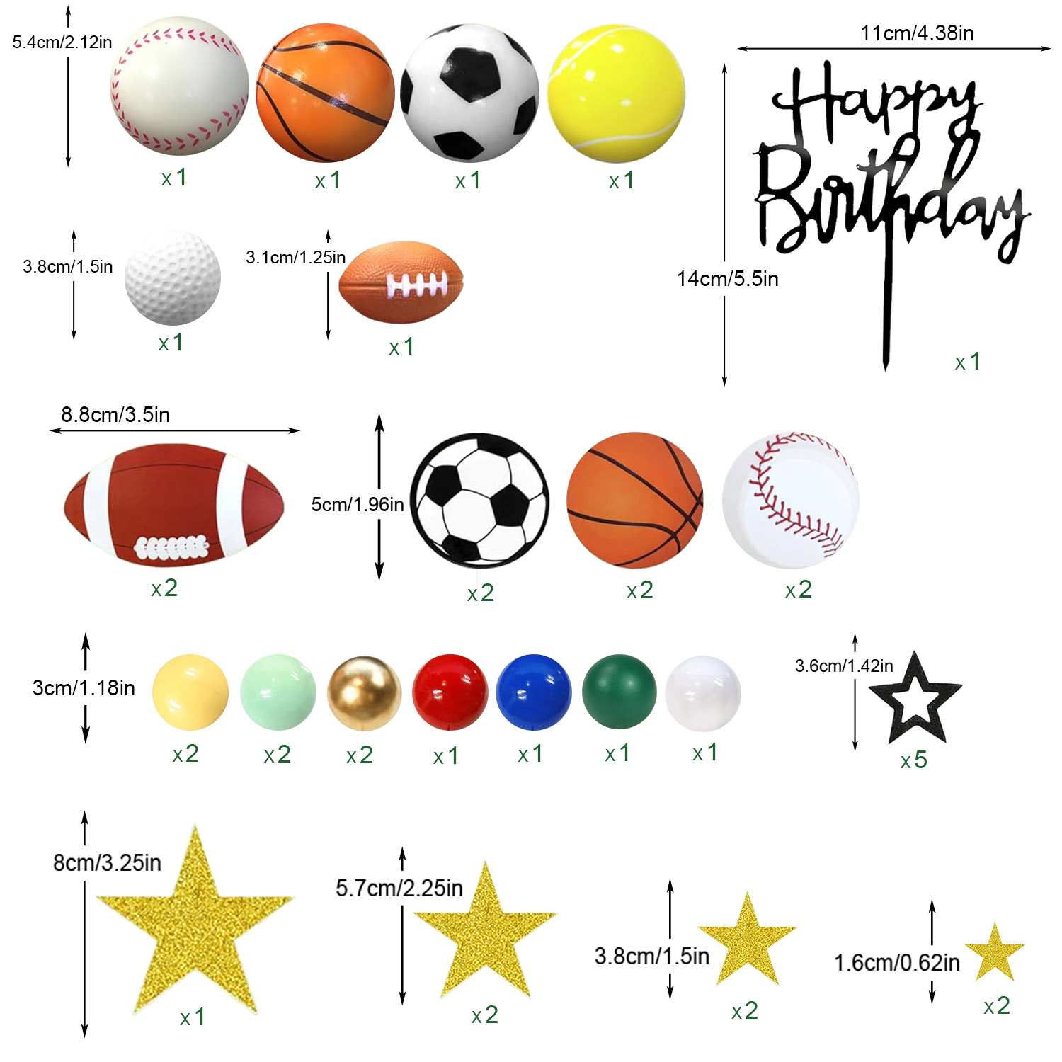 37PCS Sports Cake Decoration w - огляд і ціна Table Tennis Zhang Jike