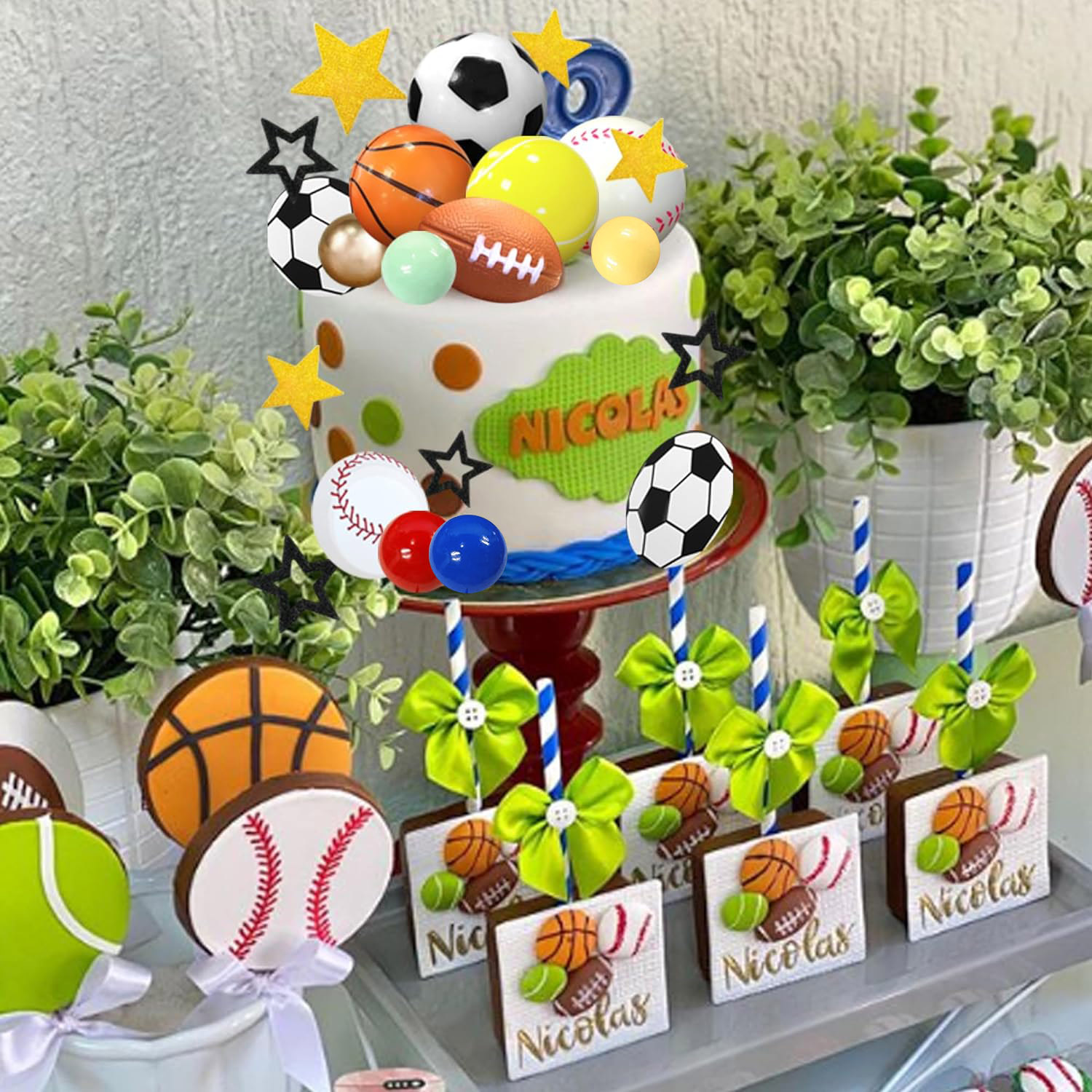 37PCS Sports Cake Decoration w - огляд і ціна Table Tennis Zhang Jike