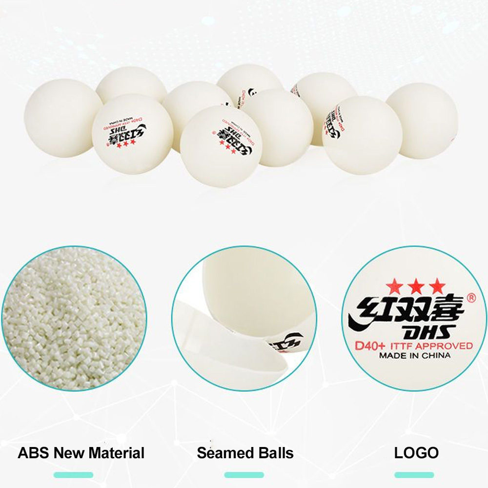 DHS D40+ DJ40+ Ping Pong Balls - огляд і ціна Donic Table Tennis Ball